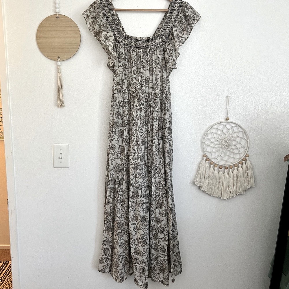 Free people Floral Print Maxi Dress